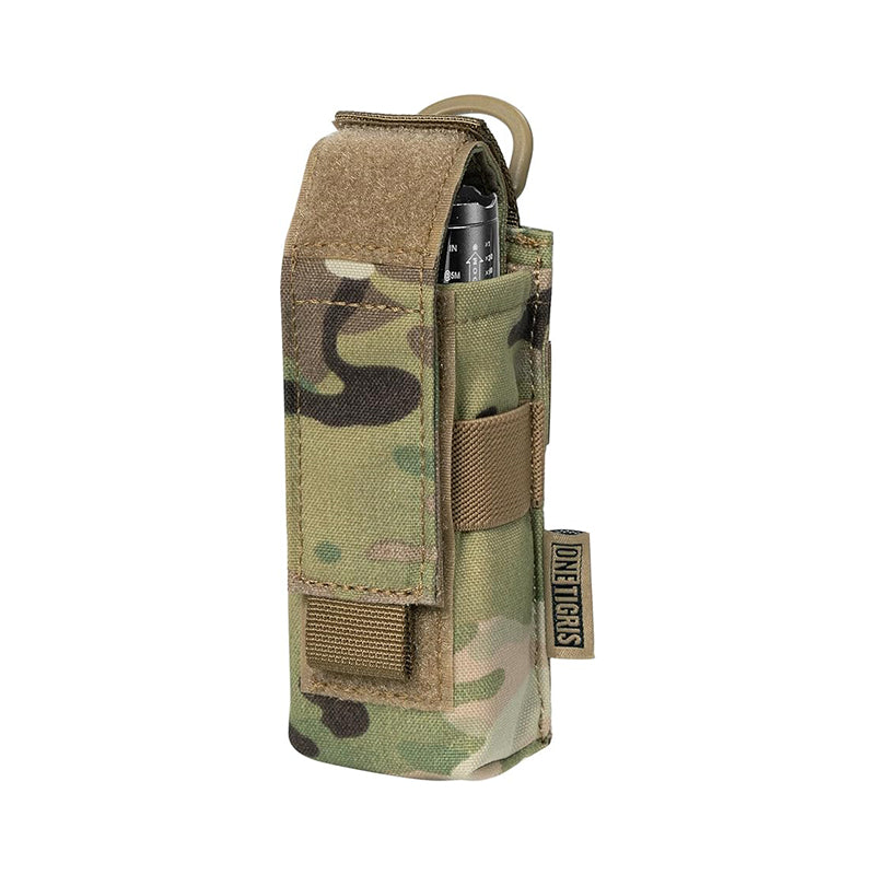 Flashlight Pouch 02 丨MOLLE System & Adjustable Hooks